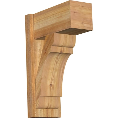 Olympic Block Rough Sawn Outlooker, Western Red Cedar, 8W X 16D X 24H